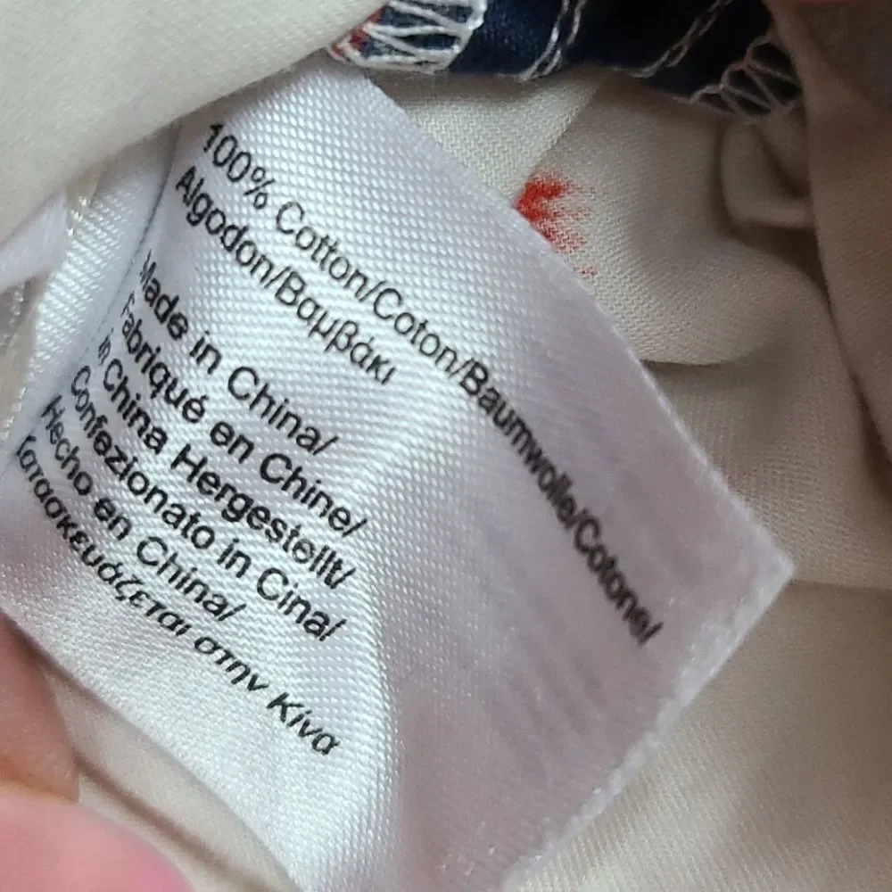 Brooks Brothers Kids Girls Size 12 White Skirt Red Starburst School Pockets